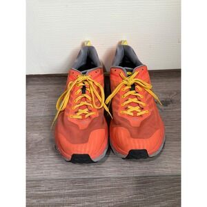 Hoka One One Challenger ATR 5 Mens Running Shoes Orange Yellow Trail Sneak SZ 13